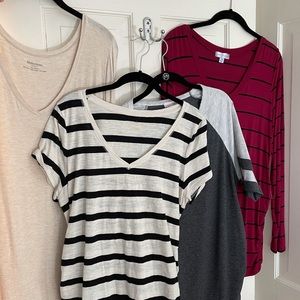 Lot of 4 Maternity Tops Size XL